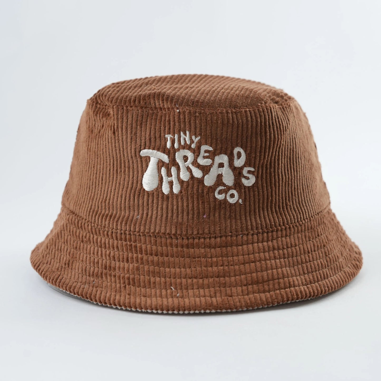 Brown bucket hat