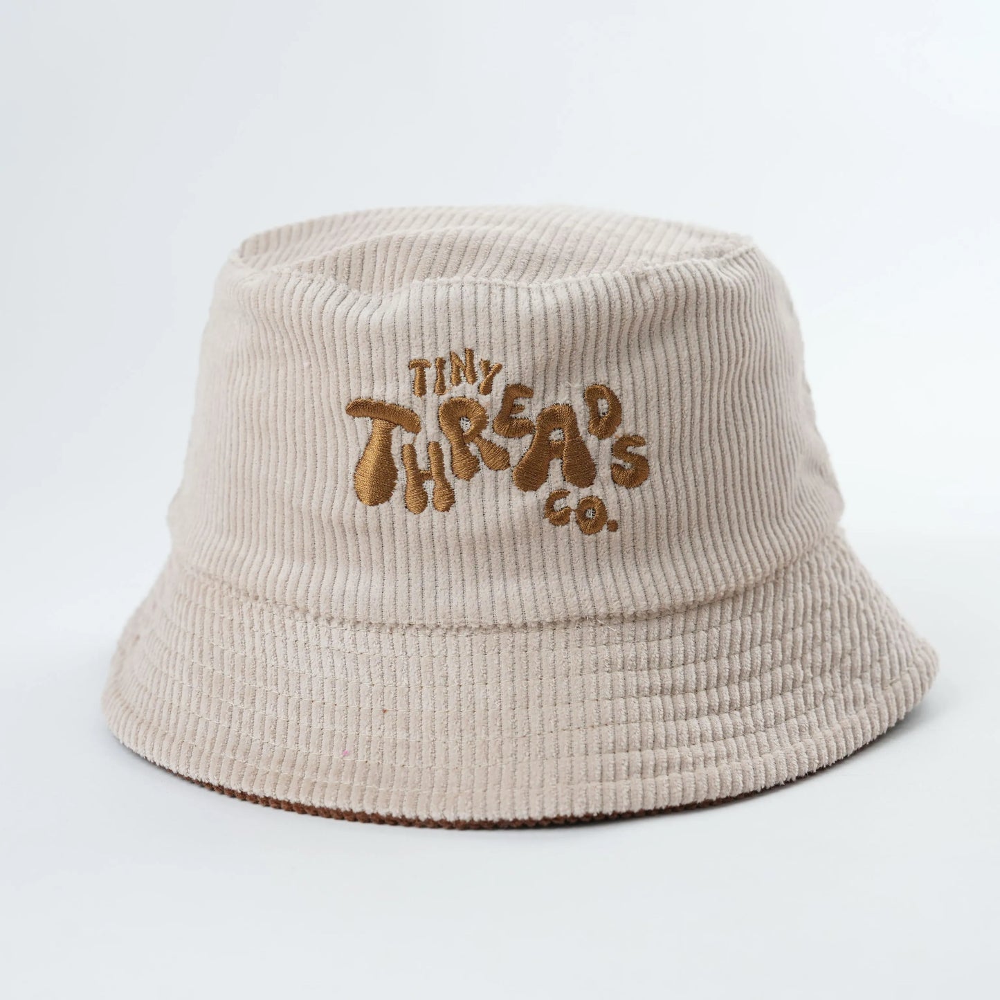 Brown bucket hat