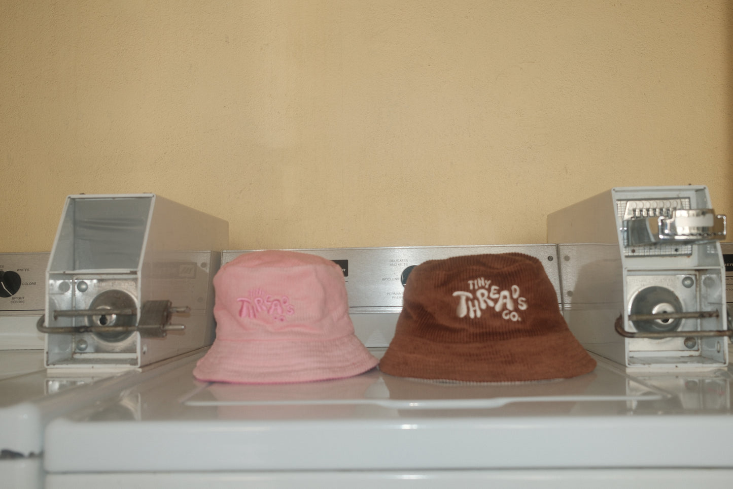 Brown bucket hat