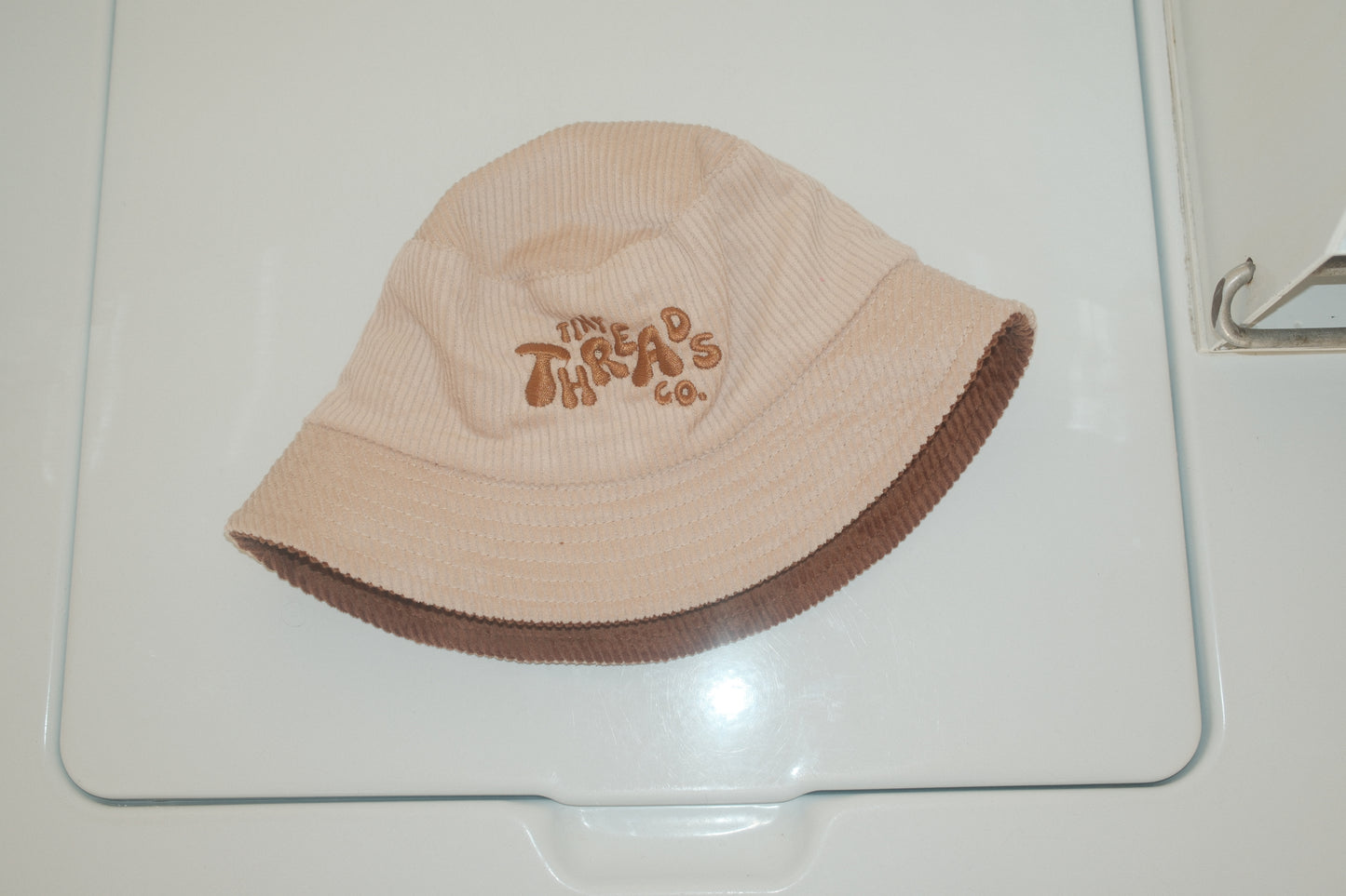 Brown bucket hat