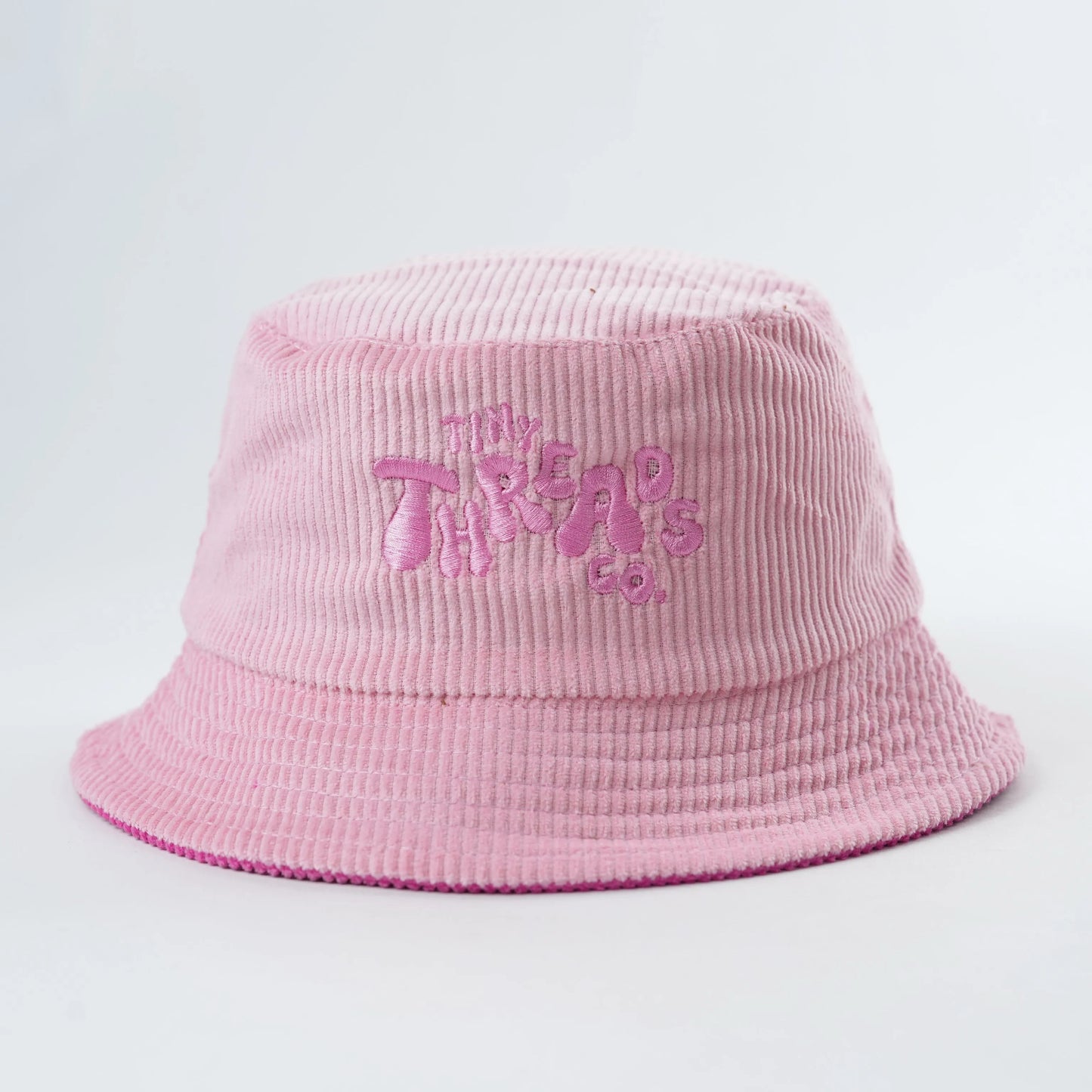 Pink bucket hat